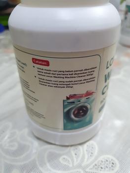 Product Review of Loxus Pembersih Mesin Cuci Washing Machine Cleaner from Tokopedia customer review 2