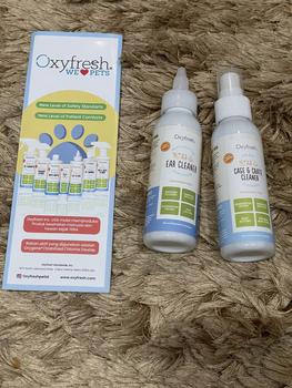 Product Review of Oxyfresh Pet Ear Cleaner 100ml - Pembersih Telinga Hewan from Tokopedia customer review 0