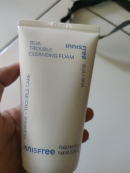 Product Review of Innisfree Bija Trouble Cleansing Foam 150g - Cleanser from Tokopedia customer review 2
