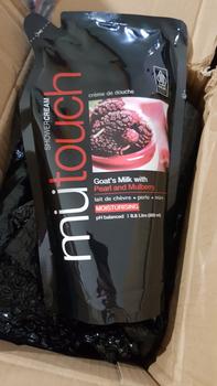 Product Review of MuTouch Goat's Milk Shower Cream Pearl and Mulberry 800ml (Sabun Mandi) from Tokopedia customer review 2