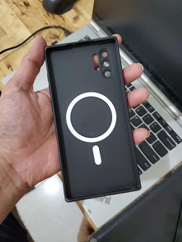 Product Review of Casing Cover Magsafe Ultra Flex UV For Samsung Galaxy Note 10 Plus MagSafe Soft Case Silikon Wireless Charging Note 10+ from Tokopedia customer review 0