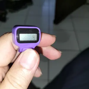 Tasbihmurahonline [BARU] Tasbih Cincin Digital LED Warna Pink + GRATIS Kemasan Kotak Akrilik Tersedia Harga Grosir - Muslim