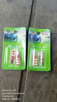Product Review of LAMPU SENJA T10 6LED 24V KEDIP/FLASH PCS from Tokopedia customer review 2