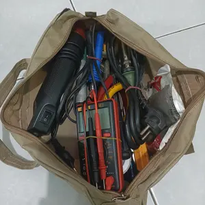 Kenmaster Toolbag Coklat Tool Bag Tas Perkakas