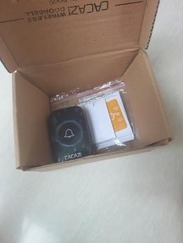 Product Review of Avvic x CACAZI Wireless DoorBell Waterproof 1 Receiver 2 Transmitter Baterai Bel Black Pintu White Kotak from Tokopedia customer review 1
