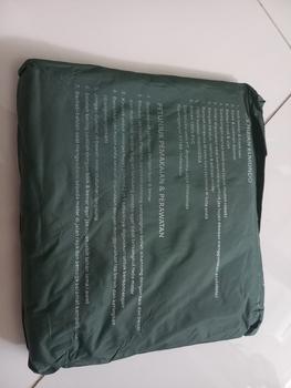 Product Review of Jas Hujan Setelan Ponco Lengan Celana JUMBO BESAR Murah Elmondo Classic 718 Mirip Prima Optimus Modern 716 Waterproof from Tokopedia customer review 1