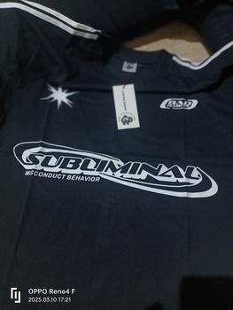 Product Review of Boxy Fit Crop T-shirt Oversize Pria Dewasa Woopie Project Hitam Stripe Katun 20s 200gsm Lembut | Atasan Kaos Skena Oblong Santai Motif Keren Baju Distro Cowok Lengan Pendek from Tokopedia customer review 2