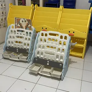 RAK BUKU ANAK 5 SUSUN ROKET/TEMPAT PENYIMPANAN MAINAN/RAK MONTESSORI