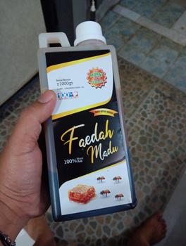 Product Review of Madu Akasia 1 kg,  Madu Murni Madu Asli, Madu hutan, Madu akasia, Faedah madu, Madu Hitam from Tokopedia customer review 0