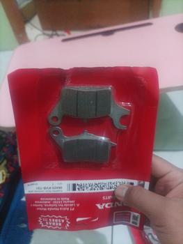Product Review of Kampas Rem Depan - Belakang Beat FI - Vario - Spacy - Scoopy - Vario 125 / 150 - Beat from Tokopedia customer review 0