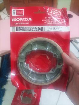 Product Review of Kampas Rem Depan - Belakang Beat FI - Vario - Spacy - Scoopy - Vario 125 / 150 - Beat from Tokopedia customer review 2