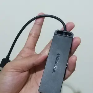 Usb HUB Vention 4 Port Usb 3.0 2.0 High Speed Power Adapter OTG
