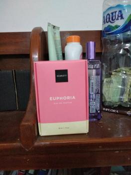 Product Review of Scarlett Whitening Euphoria Eau De Parfum 30ml BPOM Original Perfume Wangi Wanita Violet - Pear, Pear - Mewah, Orange from Tokopedia customer review 1