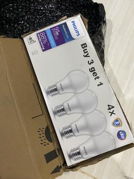 Product Review of Lampu Philips RadiantLine Multipack Bohlam LED 9W 6500K Putih from Tokopedia customer review 1