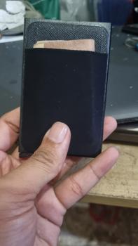 Product Review of Dompet Kartu Pria Wanita Slim Slider Aluminium Aman Anti Pencurian RFID Cashless Kredit Card ATM KTP from Tokopedia customer review 0