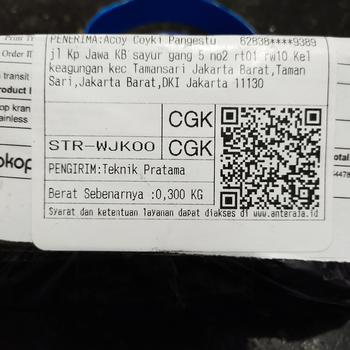 Product Review of 1/2'' KRAN BALL VALVE SANKYO STAINLESS SUS316 1/2 INCH from Tokopedia customer review 0