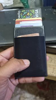 Product Review of Dompet Kartu Pria Wanita Slim Slider Aluminium Aman Anti Pencurian RFID Cashless Kredit Card ATM KTP from Tokopedia customer review 2