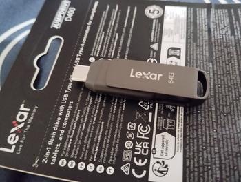 Product Review of Lexar JumpDrive Dual Drive D400 32GB / 64GB / 128GB / 256GB Flashdisk OTG USB Type C 3.2 from Tokopedia customer review 1
