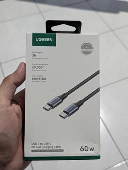 Product Review of Kabel Data UGREEN USB Type C To Type C PD 5A 100W Fast Charging from Tokopedia customer review 3
