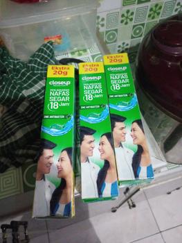Product Review of 3x Closeup Pasta Gigi Deep Action Green 160 +20 from Tokopedia customer review 0