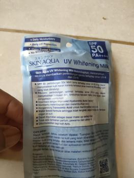 Product Review of Skin Aqua UV Whitening Milk 40g (144531) from Tokopedia customer review 1