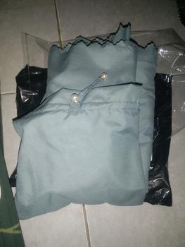 Product Review of Mukena Dewasa Traveling Mini Alwi Series Free Tas Pouch Serut Mutiara Atasan Bawahan Panjang Katun Lembut mukenah  Muslim resleting from Tokopedia customer review 0