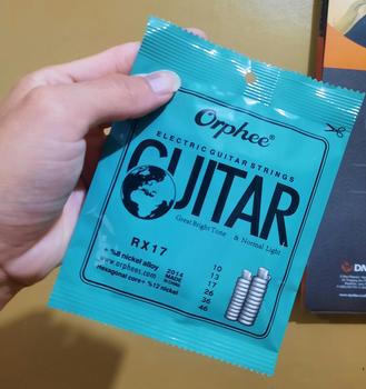 Product Review of Orphee RX SET Senar GItar Elektrik Ukuran 9 10 11 RX15 RX17 RX19 RX15-C from Tokopedia customer review 0