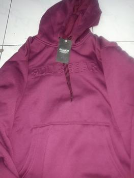 Product Review of Sweater hoodie pull bear premium gramasi 280 Pria Wanita Unisex Fleece Tebal from Tokopedia customer review 0