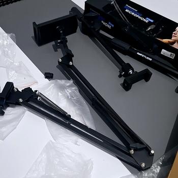 Product Review of Lazypod Holder Tablet hp Stand jepit meja / dipan kasur 360 - MM4 from Tokopedia customer review 2