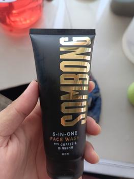 Product Review of READY STOCK SOMBONG 5-in-1 Face Wash with Coffee & Ginseng Sabun Pembersih Wajah Pria 100 ml from Tokopedia customer review 0