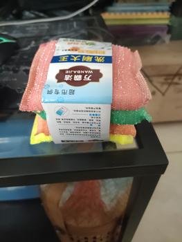 Product Review of Spons Serbaguna Sikat Panci Pembersih Kerak Noda Alat Dapur Kamar Mandi from Tokopedia customer review 1