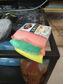 Product Review of Spons Serbaguna Sikat Panci Pembersih Kerak Noda Alat Dapur Kamar Mandi from Tokopedia customer review 3