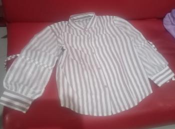 Product Review of 3-12 TAHUN KEMEJA ANAK OVERSIZE ORGANZA KEMEJA ANAK MOTIF SALUR Fashion from Tokopedia customer review 0