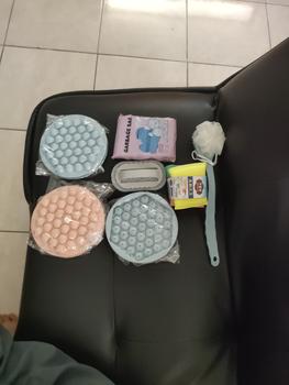 Product Review of Spons Serbaguna Sikat Panci Pembersih Kerak Noda Alat Dapur Kamar Mandi from Tokopedia customer review 2