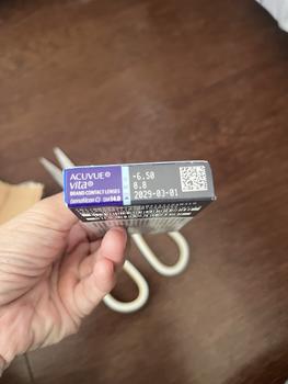 Product Review of ACUVUE VITA MONTHLY CONTACT LENS SOFTLENS SOFTLEN LENSA KONTAK BULANAN 1 BOX ISI 6 PCS from Tokopedia customer review 1