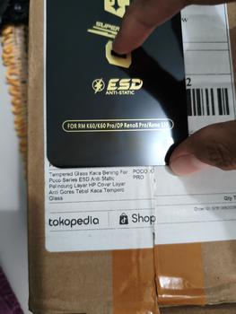 Product Review of Tempered Glass Kaca Bening For Poco Series ESD Anti Static Pelindung Layar HP Cover Layar Anti Gores Tebal Kaca Temperd Glass from Tokopedia customer review 0