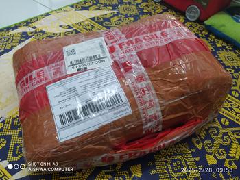 Product Review of Tambah Extra Bubble Wrap Tebal Untuk Tambahan Packing Pengaman kemasan from Tokopedia customer review 0