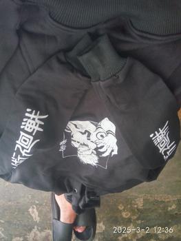 Product Review of Jaket Hoodie Anak Anime Sukuna Jujutsu Kaisen Umur 5-12th Laki-laki dan Perempuan from Tokopedia customer review 0