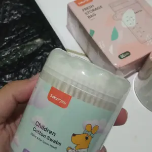SAKUMINI COTTON BUD 2IN1 PEMBERSIH TELINGA 2 SISI KOREK KUPING BAYI