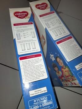 Product Review of Vidoran Xmart 1+ Susu Pertumbuhan All Variant [925 G/2 Box] - Bubuk (Exp : 01.2026) from Tokopedia customer review 1