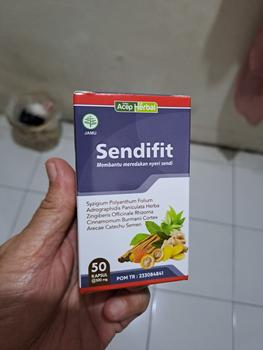 Product Review of SendiFit Original - Herbal Nyeri Sendi Isi 50 Kapsul from Tokopedia customer review 0