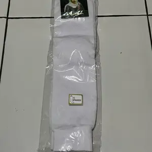 KAOSKAKIMURAHJKT - Kaos Kaki Polos Panjang Selutut Kaus Kaki Paskibra Kaos Kaki Wanita Muslimah Hitam Umroh