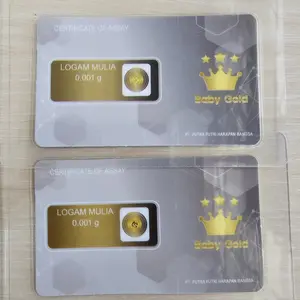 Logam Mulia Baby Gold Emas Mini 0.001gram