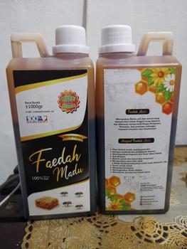 Product Review of Madu Akasia 1 kg,  Madu Murni Madu Asli, Madu hutan, Madu akasia, Faedah madu, Madu Hitam from Tokopedia customer review 1