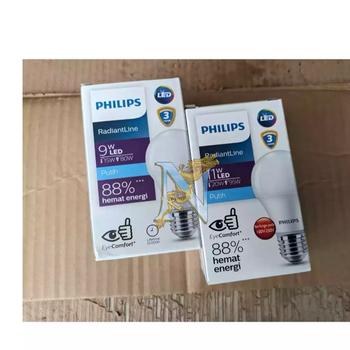 Product Review of Lampu Philips RadiantLine Multipack Bohlam LED 9W 6500K Putih from Tokopedia customer review 1
