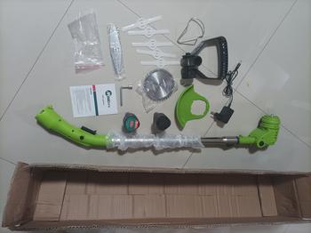 Product Review of Mesin Potong Rumput Baterai Cordless Mailtank SH226A 12volt Gress Trimmer Berkualitas dengan 2 Baterai from Tokopedia customer review 0