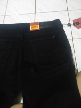 Product Review of Picasso Denim - Celana Jeans Pria Straight Fit Jeans Stretch Deep Black Branded from Tokopedia customer review 1