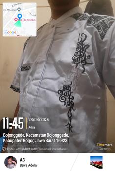Product Review of BAJU KOKO PRIA DEWASA LENGAN PENDEK TERBARU KOMBINASI BATIK Motif Muslim  Katun Kurta Panjang from Tokopedia customer review 1