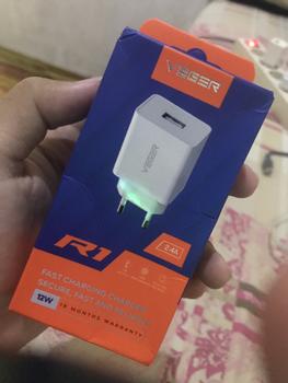 Product Review of VEGER Wall Charger R1 Single Port USB Output 2.4A from Tokopedia customer review 0