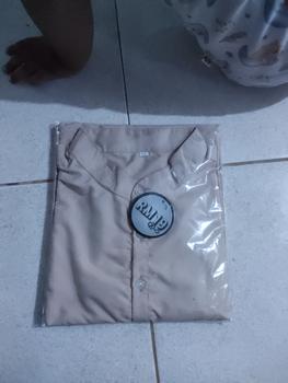 Product Review of Baju Koko Couple Anak Laki Laki Warna Burgundy Bahan Katun Premium Fashion Kurta Pendek Pasangan Muslim from Tokopedia customer review 0